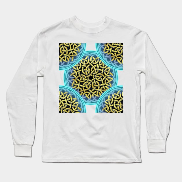 Artdeco Victorian Labyrinth Long Sleeve T-Shirt by Nisuris Art